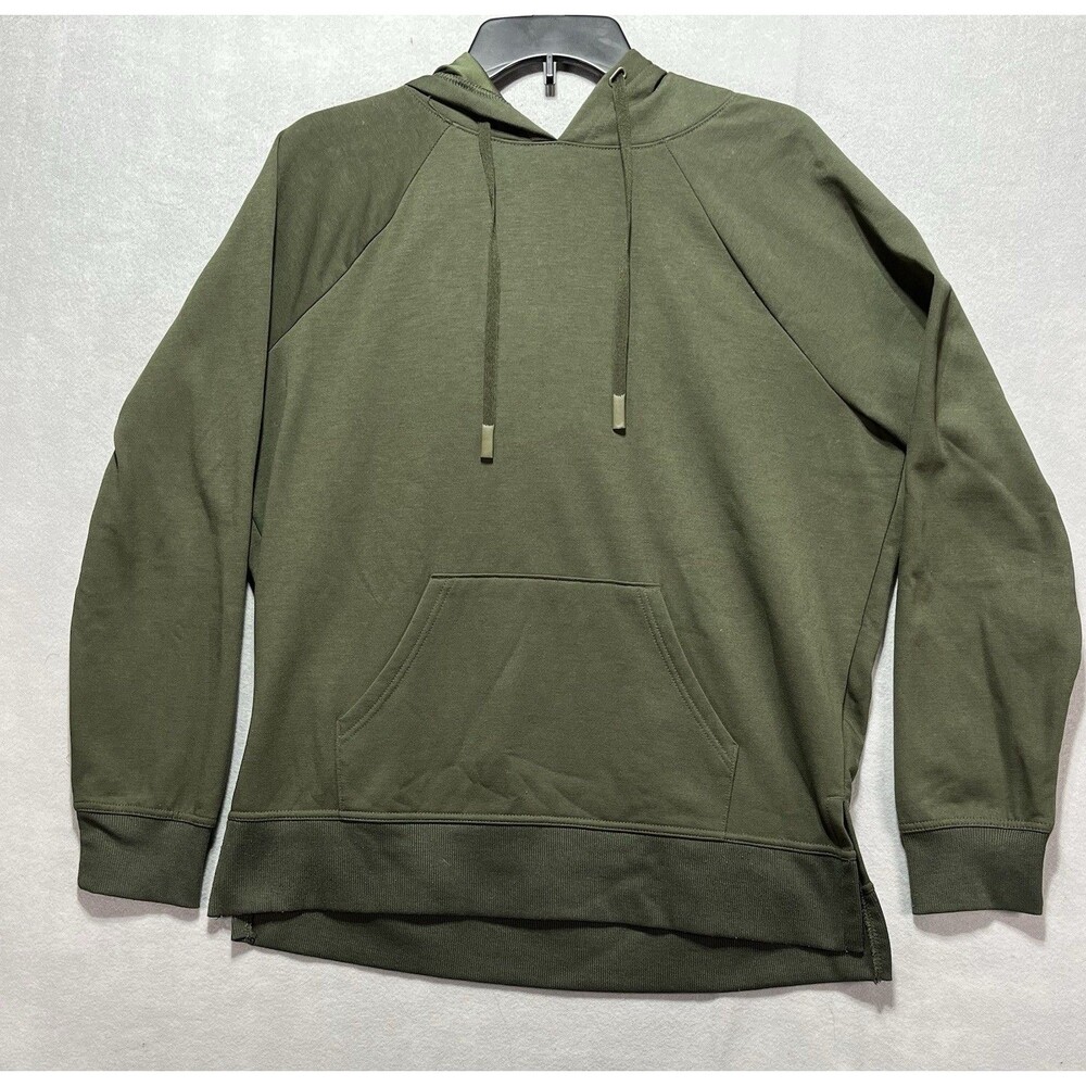 Athletic Works Youth Large (12–14) Olive Green Pullover Hoodie Sweatshirt
